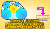 Problema de geometra 1121 Casey Theorem