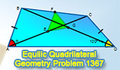 Equilic Quadrilateral, Problema de Geometra 1367