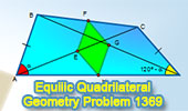 Equilic Quadrilateral, Problema de Geometra 1369