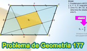 Problema de Geometría 177 (ESL): Paralelogramo, Puntos medios de los lados.