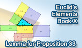  Euclid's Elements Book X, Lemma for Proposition 33.