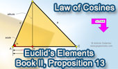 Euclid's Elements: Book II, Proposition 13: Law of Cosines
