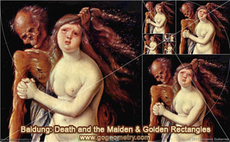 Baldung Grien: Death and the Maiden (1517) and Golden Rectangles