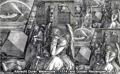 Albrecht Durer: Melencolia I (1514) and Golden Rectangles
