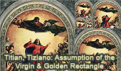 Assumption of the Virgin by Titian and Golden Rectangles and Golden Rectangles