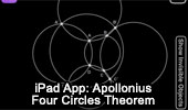 iPad App Apollonius Interactive Geometry Software, Four Circles