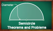 Semicircle, Theorems and Problems.