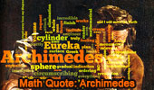 Archimedes Quote Math