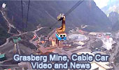  Grasberg Mine: Cable Car/Tram, Papua, Indonesia - Video and News.