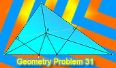 Problema 30: Triángulo rectángulo, Incentro, Inradio, Perpendiculares. 