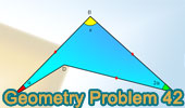 Problema 42: Ángulos en triángulos y cuadrilátero, 120. 
