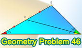 Problema 46: Triangulo, Angulo, Punto medio. 