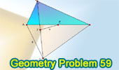 Problema de Geometría 59: Triangulo rectángulo, Equilatero, Puntos medios. 