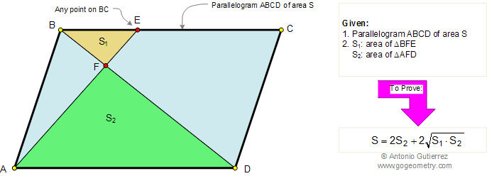 Paralelogramo, Trapecio, Diagonales, Triangulo, Área