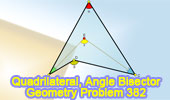  Problem 382. Concave Quadrilateral, Angle Bisectors, Angles.
