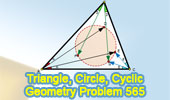  Problem 565: Triangle, Isogonal lines, Angles, Congruence, Concyclic Points.