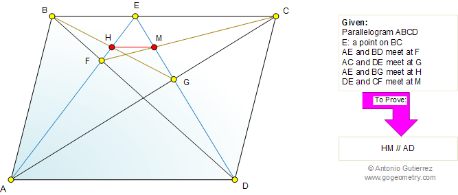 Parallelogram, Diagonals, Parallel