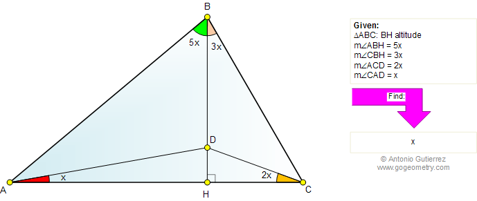 Triangle angles, Altitude