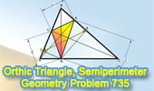 Orthic triangle, Problema de Geometra