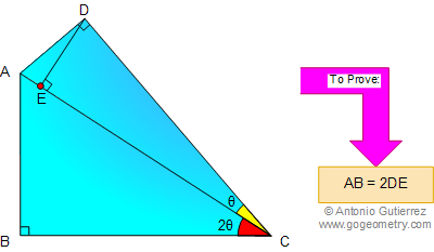 Problem 17: Right triangles and Angles. 