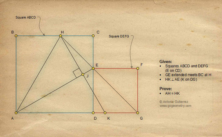 Sketch of Problem 1328, Two Squares, iPad Apps