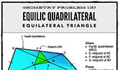 Etching Typography Equilic Quadrilateral, problem 1367