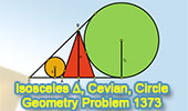 Problema de Geometra 1373 Isosceles Triangle, Altitude