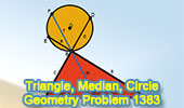 Problema de Geometra 1383 Circle, Triangle