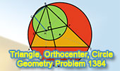 Problema de Geometra 1384 Circle, Triangle