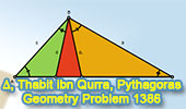 Problema de Geometra 1386 Thabit ibn Qurra Theorem,Pythagorean Theorem to any triangle