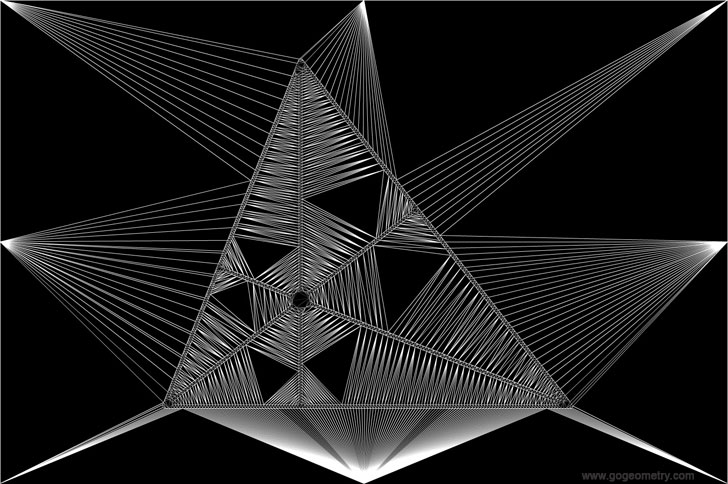 Geometric Art: Orthocenter of a Triangle, Altitudes, Delaunay Triangulation