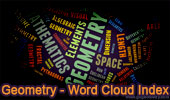 Geometry Word Cloud Index. 