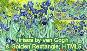 Irises, Vincent Van Gogh, HTML5 Animation