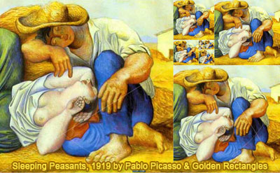  Sleeping Peasants, La Siesta, by Pablo Picasso. 