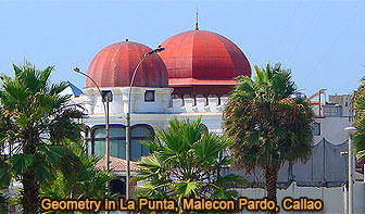 Geometry in La Punta, Malecon Pardo, Callao