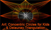 Art: Concentric Circles and Delaunay 