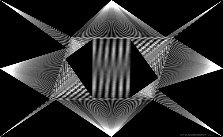 Geometric Art: Parallelogram, Delaunay Triangulation