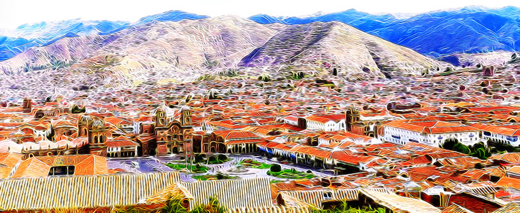 Cuzco Panorama Effect