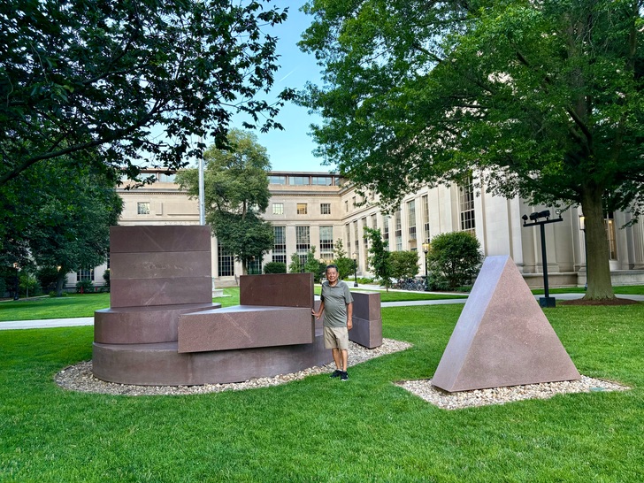Machu Picchu and MIT Guennette Sculpture