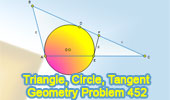 Triangle, Circle, Tangent