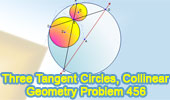 Three tangent circles