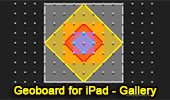 Geoboard: Squares, midpoints of sides