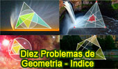 Diez Problemas de Geometria en Espanol