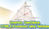 Geometría Dinámica: Incentro de un triangulo. Animación interactiva para tabletas