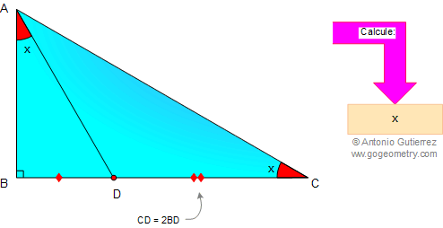 Problema 11: Triangulo rectangulo, Angulos