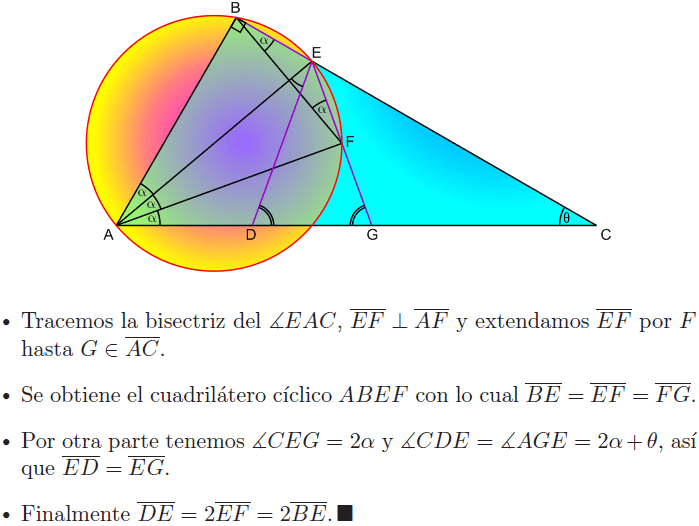 Solucion de problema 18 de gogeometry