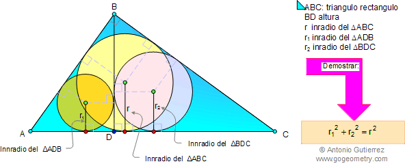 Problema 24: Triangulo rectangulo, altura