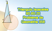 Triangulo Isosceles 80 80 20