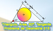 Triangulo, area, 60 grados