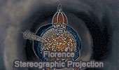 Florence, Tuscany, Stereographic Projection